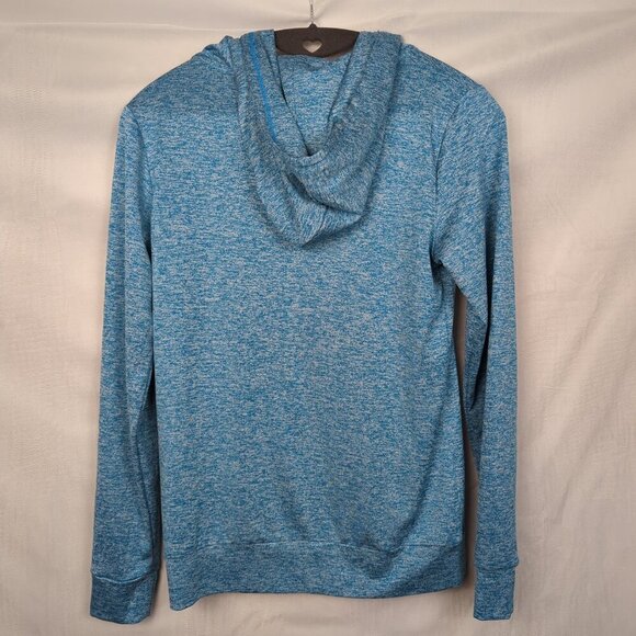 Lightweight Heathered Blue Hoodie - Picture 5 of 6
